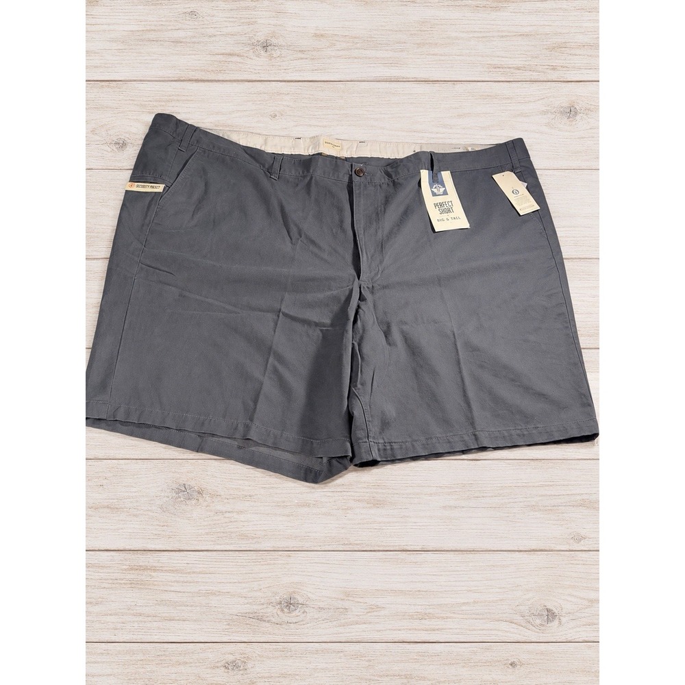 Dockers Perfect Short Men's 60 Big & Tall Gray Cotton Chino Shorts NWT